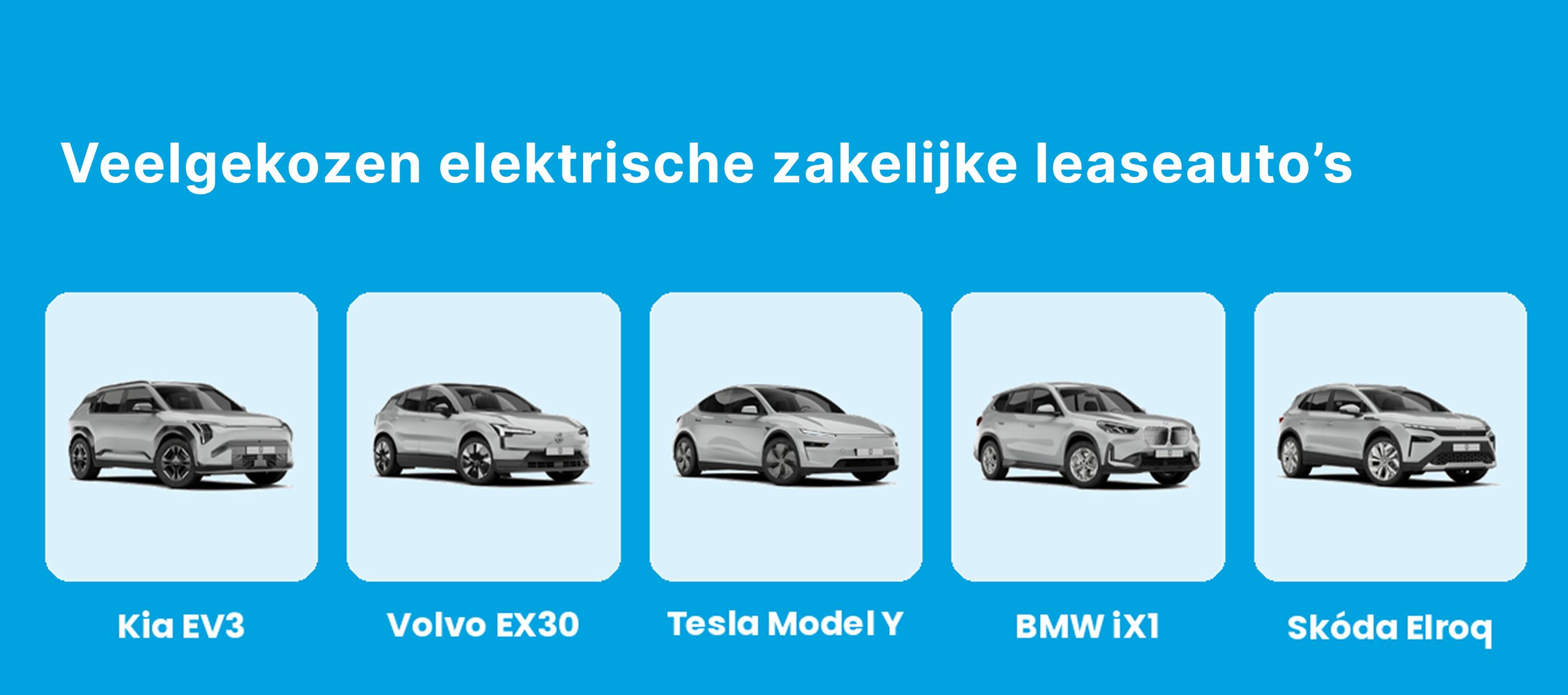 Elektrische leaseautos