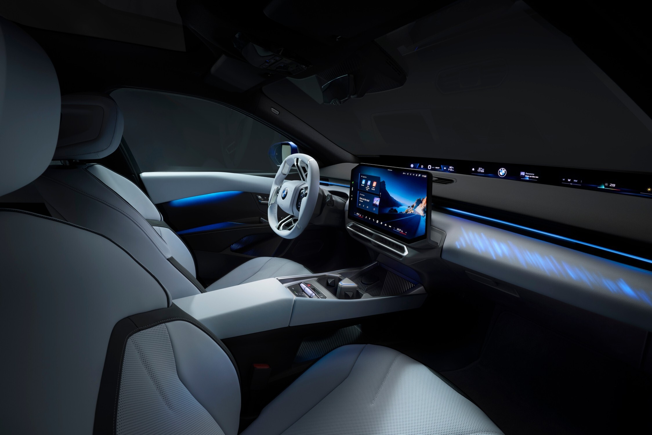 BMW i3 interieur met ambient lighting